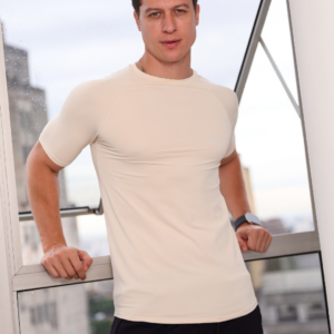 Camiseta Fusion Fit Masculino Creme