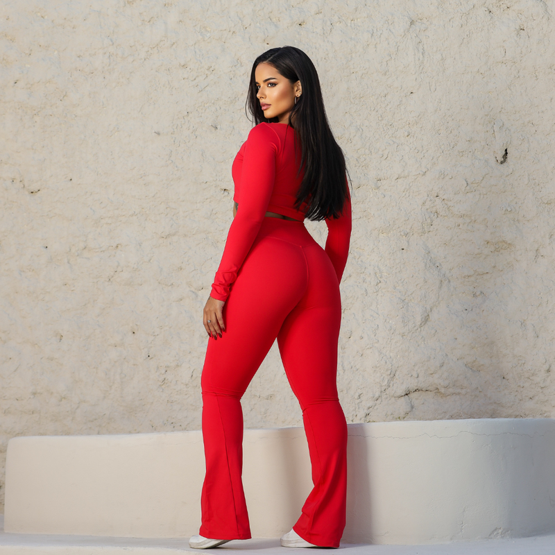 Calça Bailarina Vermelho Tomate - Imagem 2