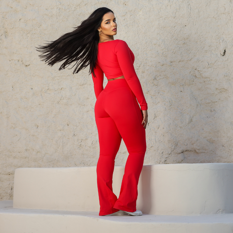 Calça Bailarina Vermelho Tomate - Imagem 3