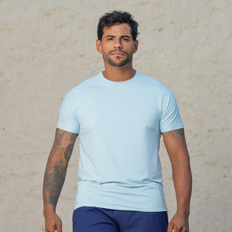 Camiseta Prime Masculina Azul Claro