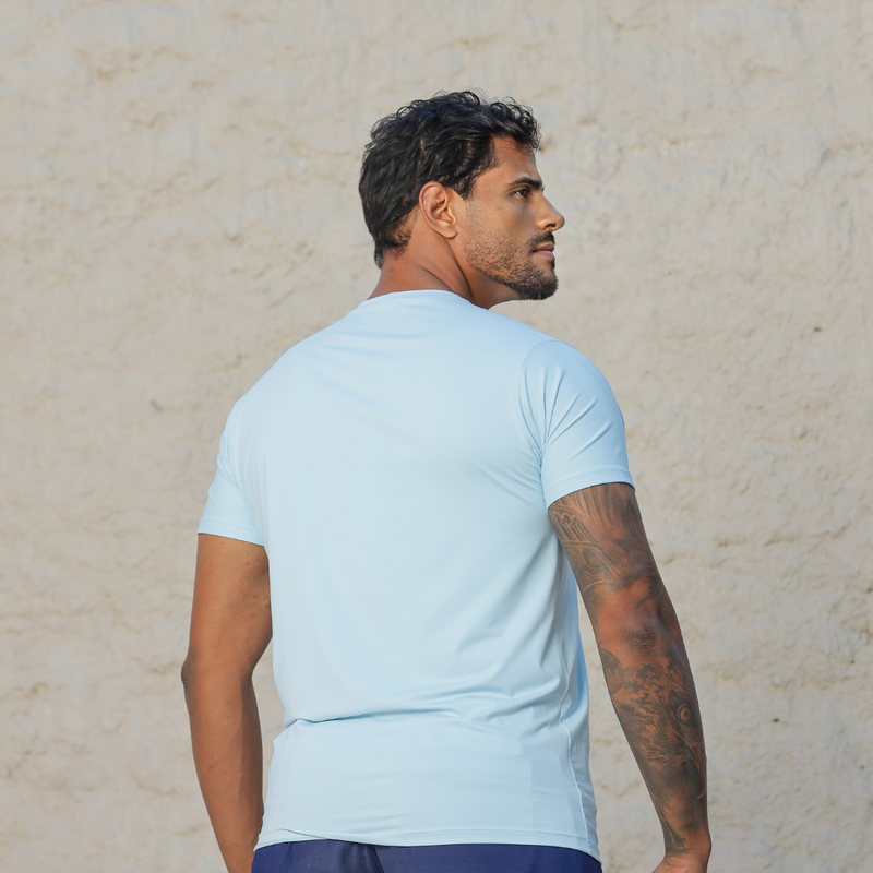 Camiseta Prime Masculina Azul Claro - Imagem 2