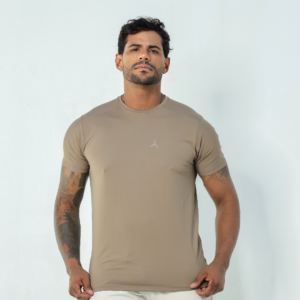 Camiseta Prime Masculino Café Claro