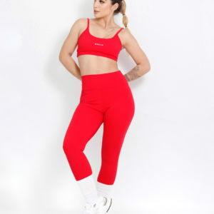 Top Fitness Vermelho Tomate