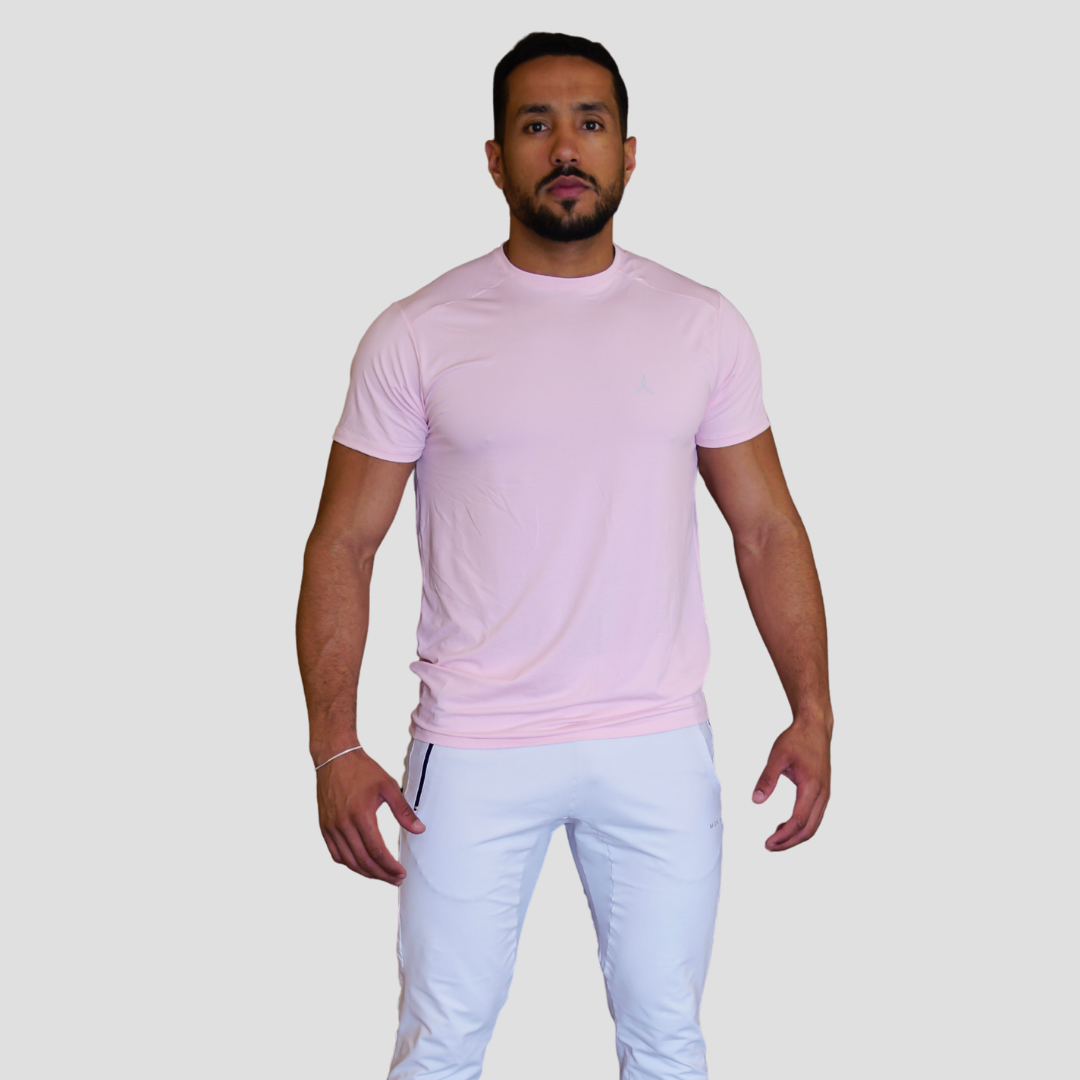 CAMISETA BÁSICA TECH FRESH MASCULINA - ROSA SUAVE - Imagem 2