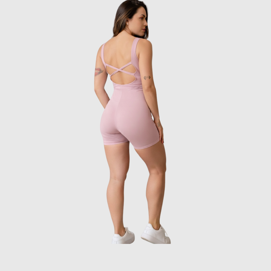 Macacão Fitness Lilás Candy - Imagem 2