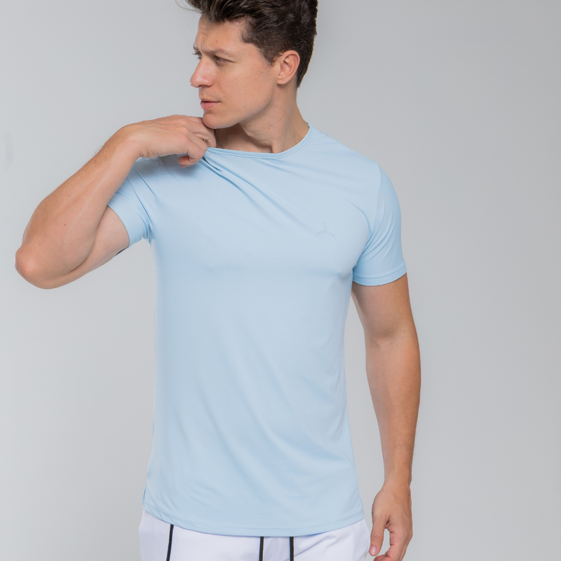 Camiseta Comfort Fitness Azul Claro