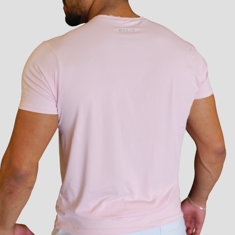 CAMISETA BÁSICA TECH FRESH MASCULINA - ROSA SUAVE - Imagem 3