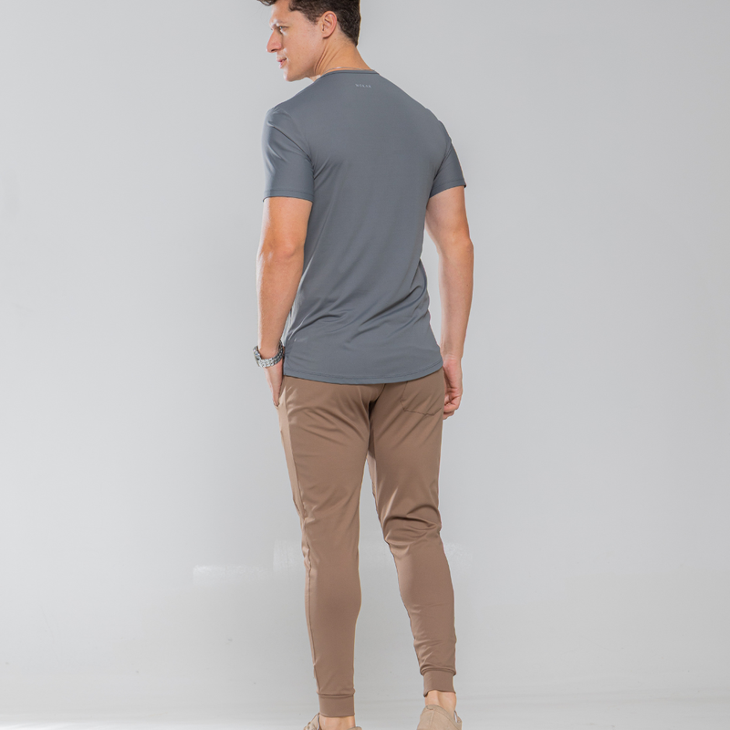 Camiseta Comfort Masculino Cinza - Imagem 4