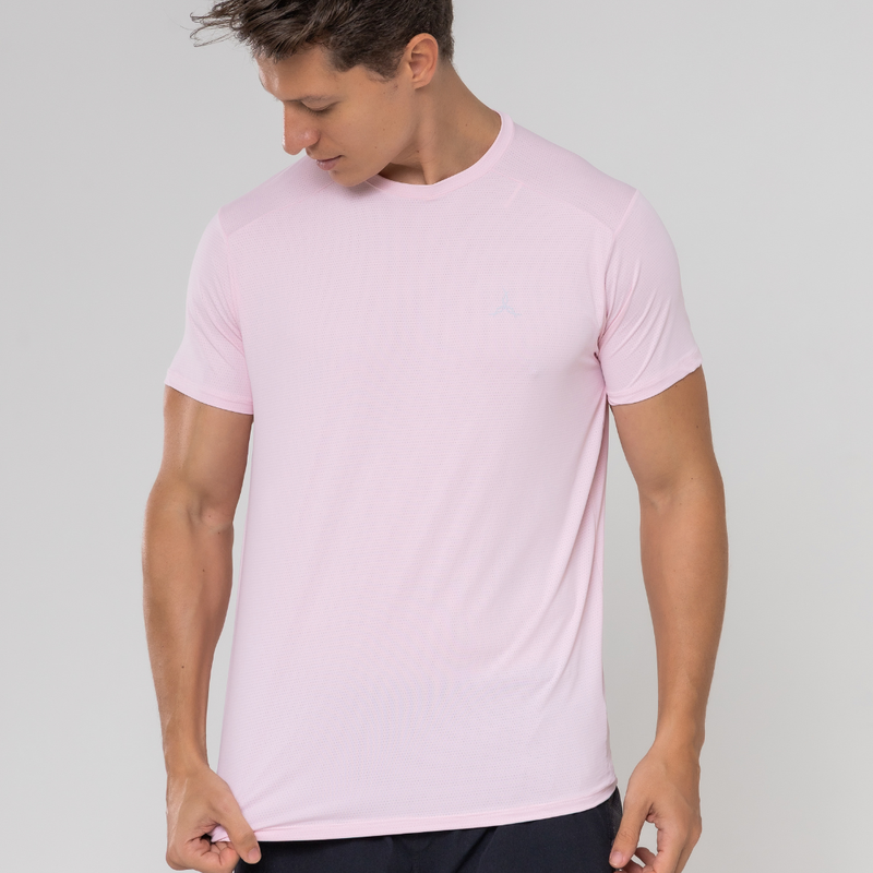 CAMISETA BÁSICA TECH FRESH MASCULINA - ROSA SUAVE - Imagem 7