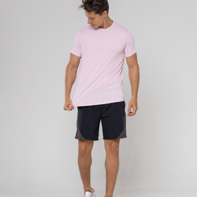 CAMISETA BÁSICA TECH FRESH MASCULINA - ROSA SUAVE