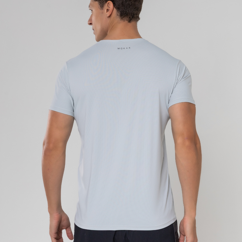 CAMISETA BÁSICA TECH FRESH MASCULINA - CINZA GELO - Imagem 2