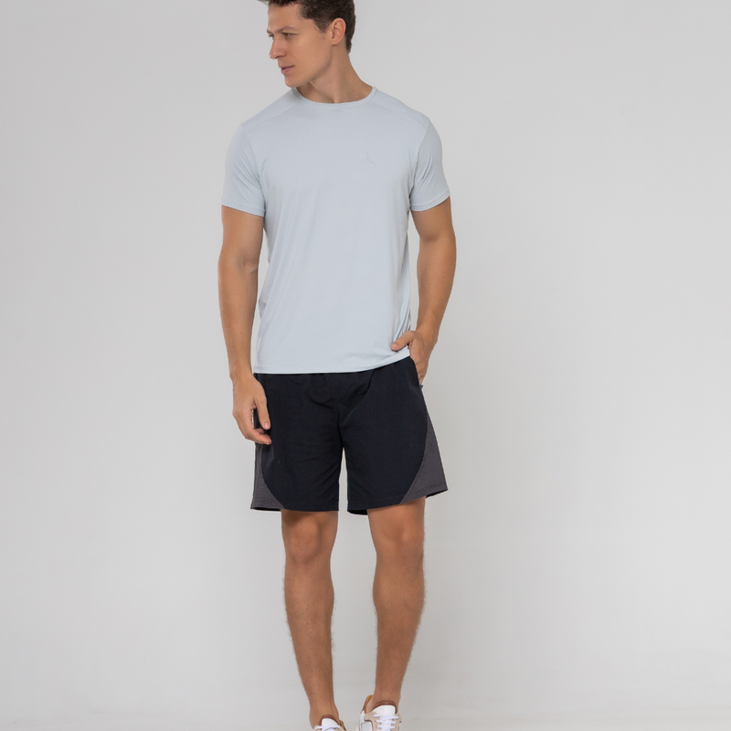 CAMISETA BÁSICA TECH FRESH MASCULINA - CINZA GELO - Imagem 3