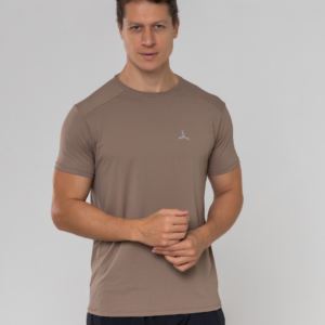 CAMISETA BÁSICA TECH FRESH MASCULINA - MARROM CLARO